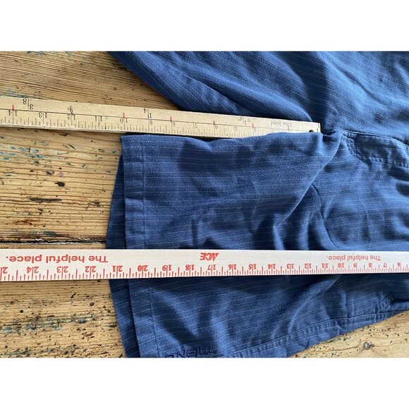 O'Neill Mens Blue Shorts 33‎ polyester button zipper pockets 85773 - Picture 6 of 6